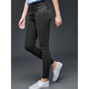 GAP 24 R black True Skinny jeans